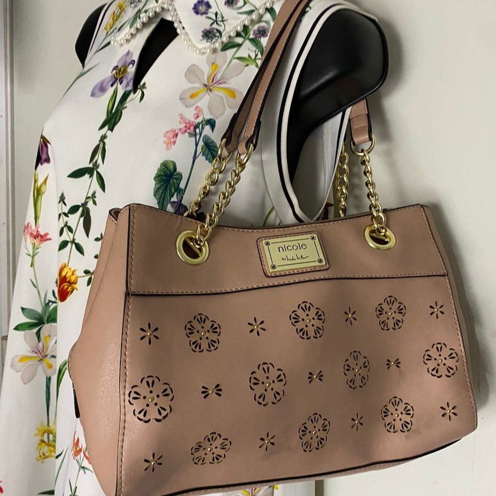 Nicole Tan Leather Shoulder Bag - Picture 5 of 8